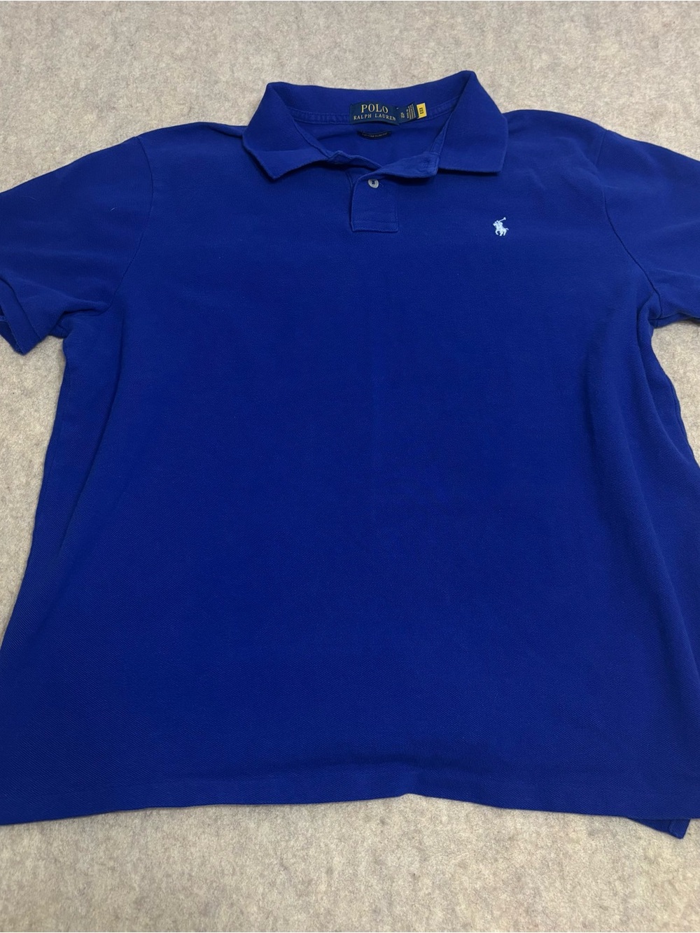 Polo by Ralph Lauren Men's Royal Blue Short-Sleeve Polo